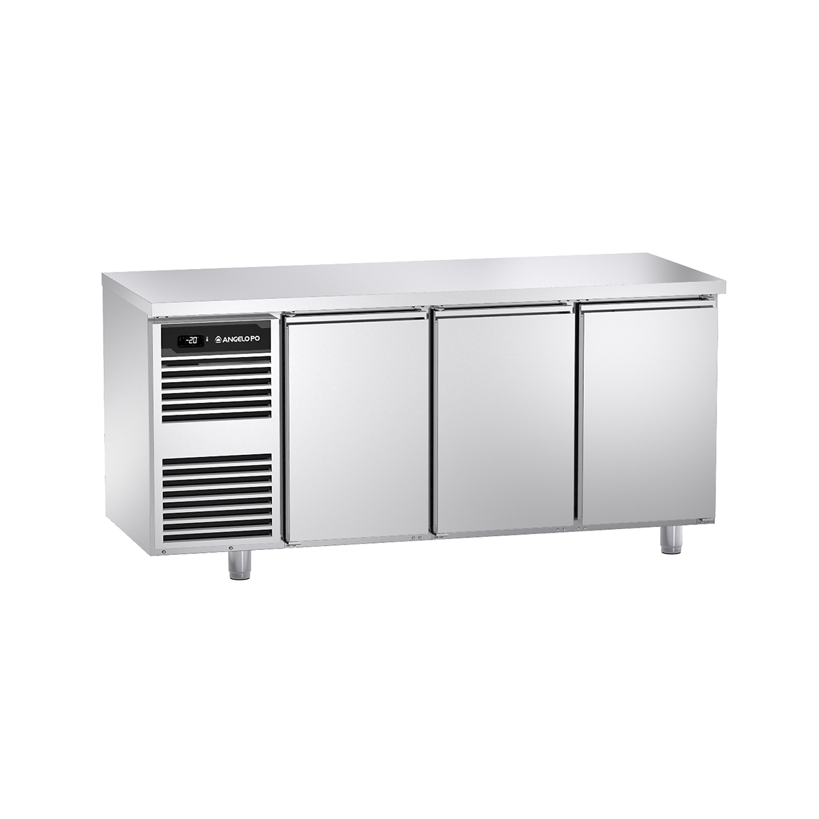 BASE REFRIGERATA -22°C ÷ -15°C PROFONDITA' 70 CM GN 1/1 CON PIANO