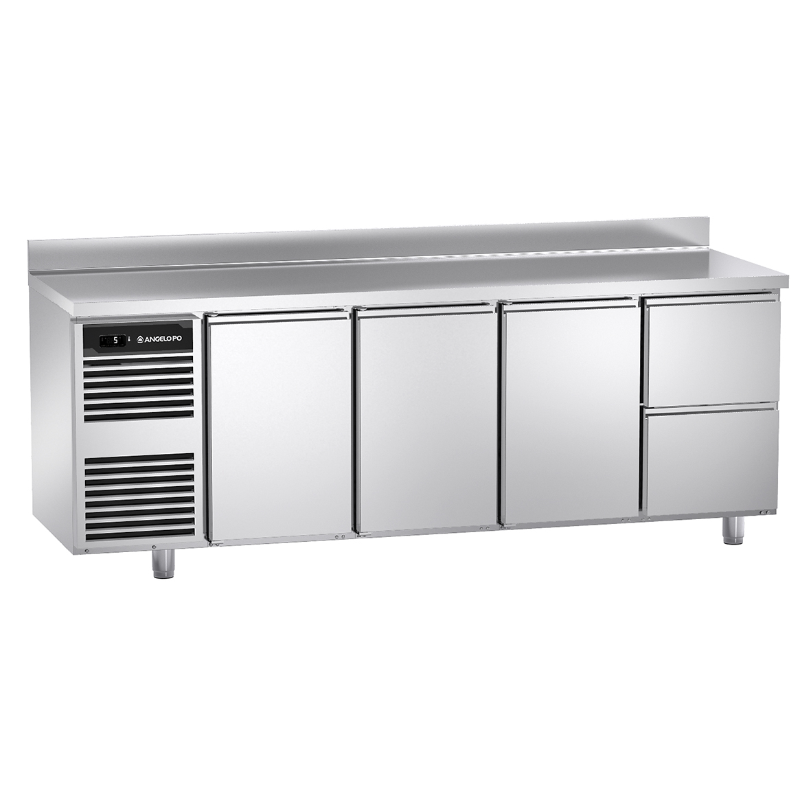 BASE REFRIGERATA -2°C ÷ +10°C PROFONDITA' 60 CM PIANO CON ALZATINA