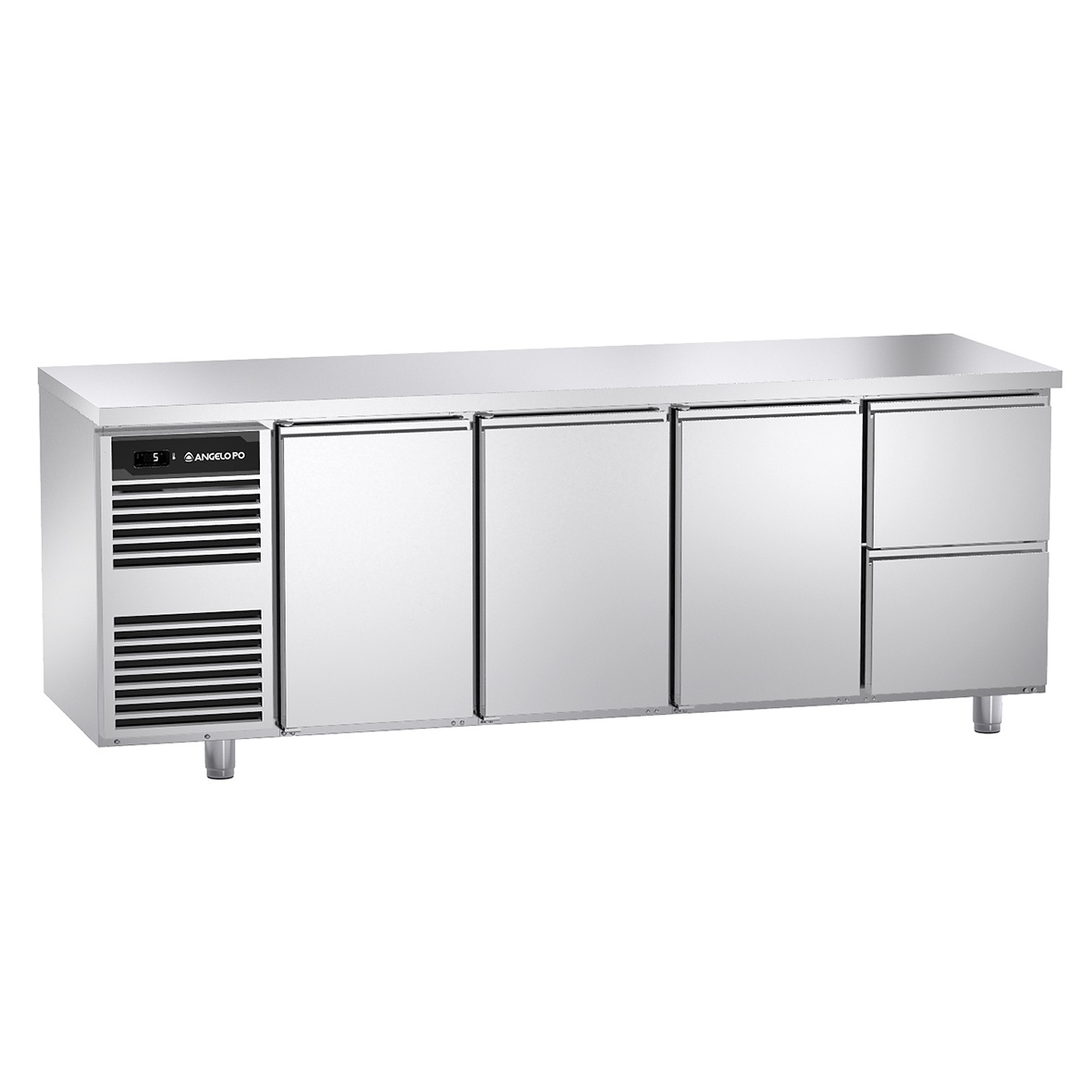 BASE REFRIGERATA -2°C ÷ +10°C PROFONDITA' 60 CM CON PIANO