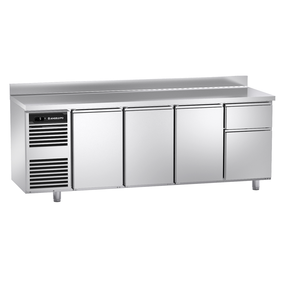 BASE REFRIGERATA -2°C ÷ +10°C PROFONDITA' 60 CM PIANO CON ALZATINA