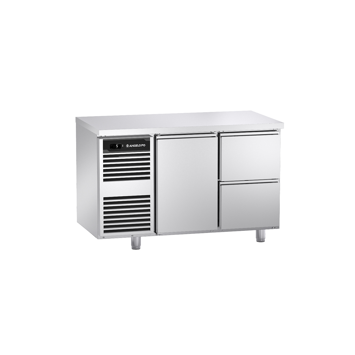 BASE REFRIGERATA -2°C ÷ +10°C PROFONDITA' 60 CM CON PIANO