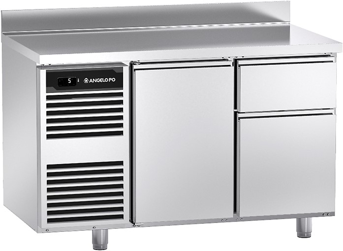 Rear Counter Refrigerated counter -2°c ÷ +10°c depth 60 cm worktop with - p6s15a
