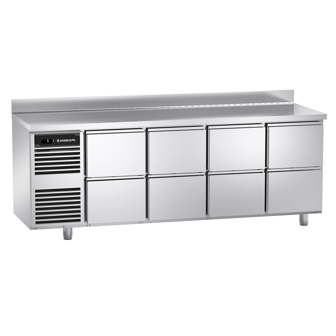 BASE REFRIGERATA -2°C ÷ +10°C PROFONDITA' 60 CM PIANO CON ALZATINA