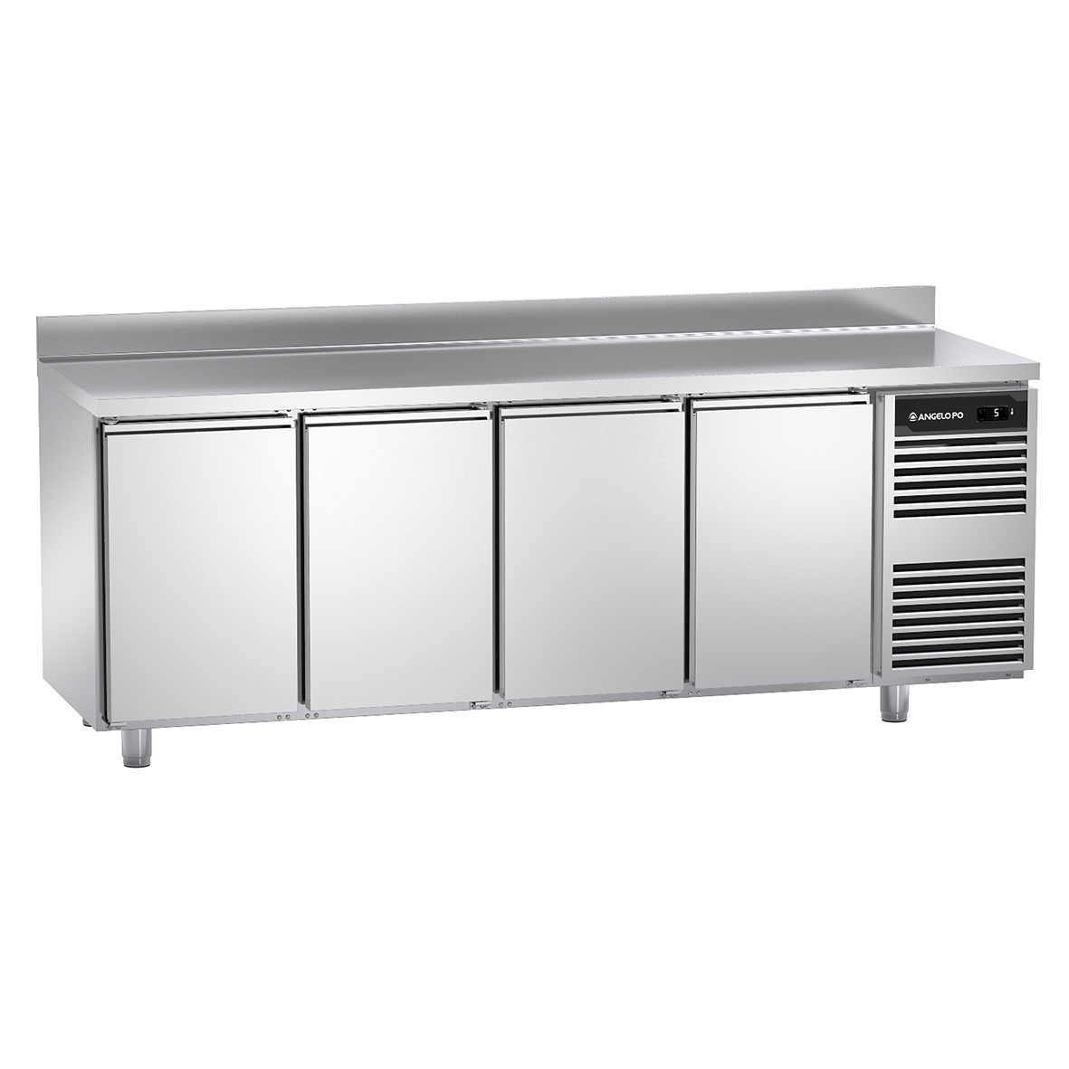 BASE REFRIGERATA -2°C ÷ +10°C PROFONDITA' 70 CM GN 1/1 PIANO CON ALZATINA