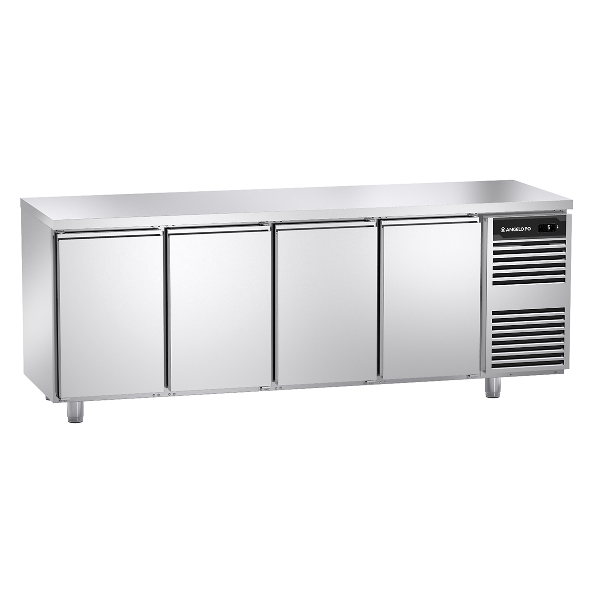 BASE REFRIGERATA -2°C ÷ +10°C PROFONDITA' 70 CM GN 1/1 CON PIANO