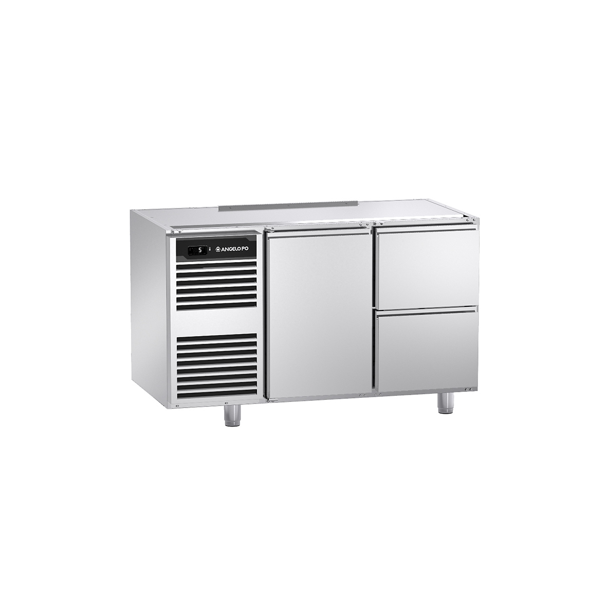 BASE REFRIGERATA -2°C ÷ +10°C PROFONDITA' 70 CM GN 1/1 SENZA PIANO