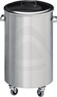 MOBILE REFUSE BIN WITH LID 75 LITERS