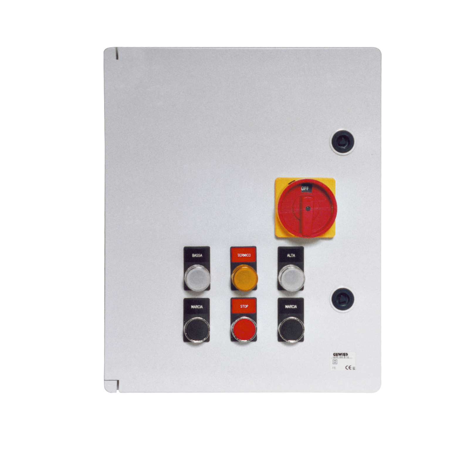 QUADRO COMANDI PER MOTORE TRIFASE A 2 VELOCITÀ