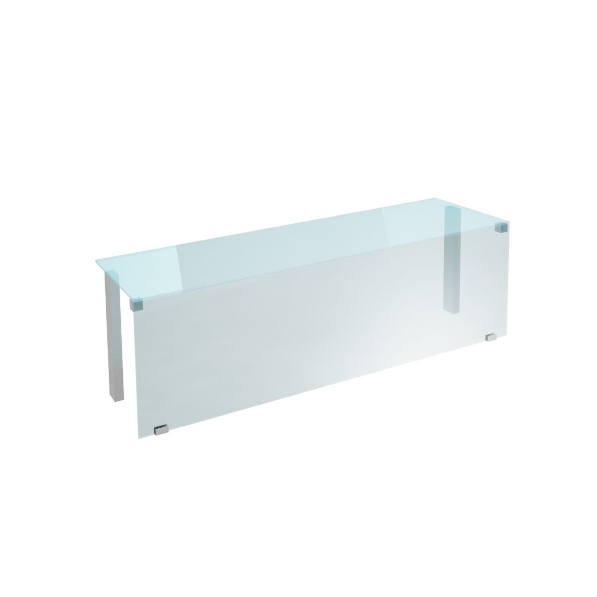 CLOSED OVERSHELF IN CRYSTAL FOR DROP-IN - 4 GN