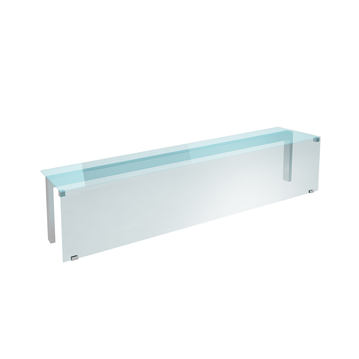 CLOSED OVERSHELF IN CRYSTAL FOR DROP-IN - 6 GN