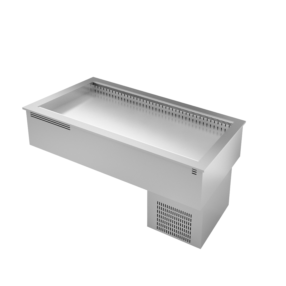 REFRIGERATED FAN ASSISTED WELL DROP-IN - 4 GN
