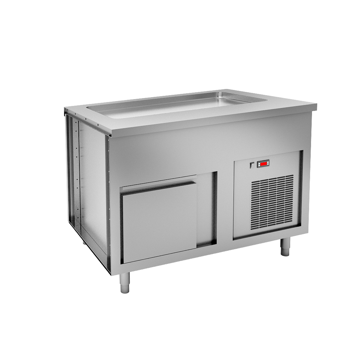 REFRIGERATED TOP ON REFRIGERATED CUPBOARD - 3 GN