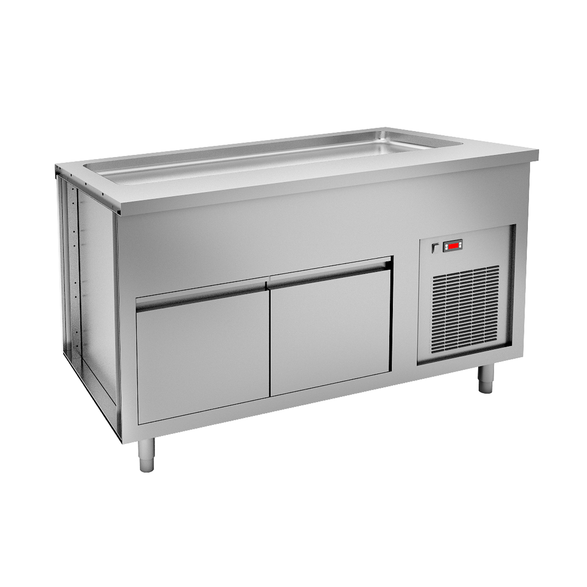 REFRIGERATED TOP ON REFRIGERATED CUPBOARD - 4 GN