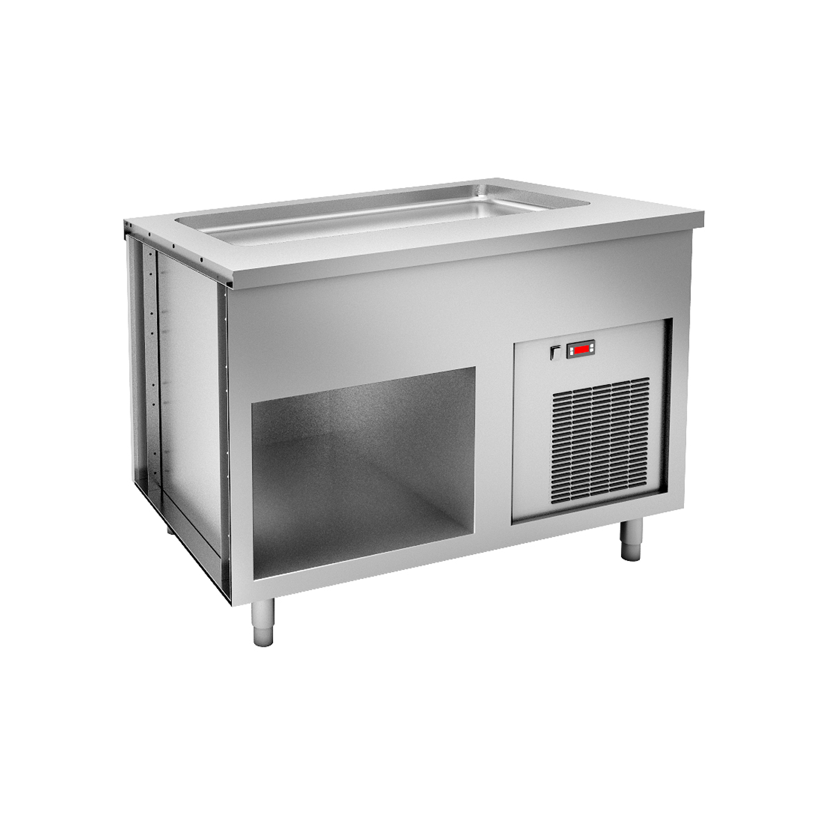REFRIGERATED TOP ON OPEN CUPBOARD - 3 GN