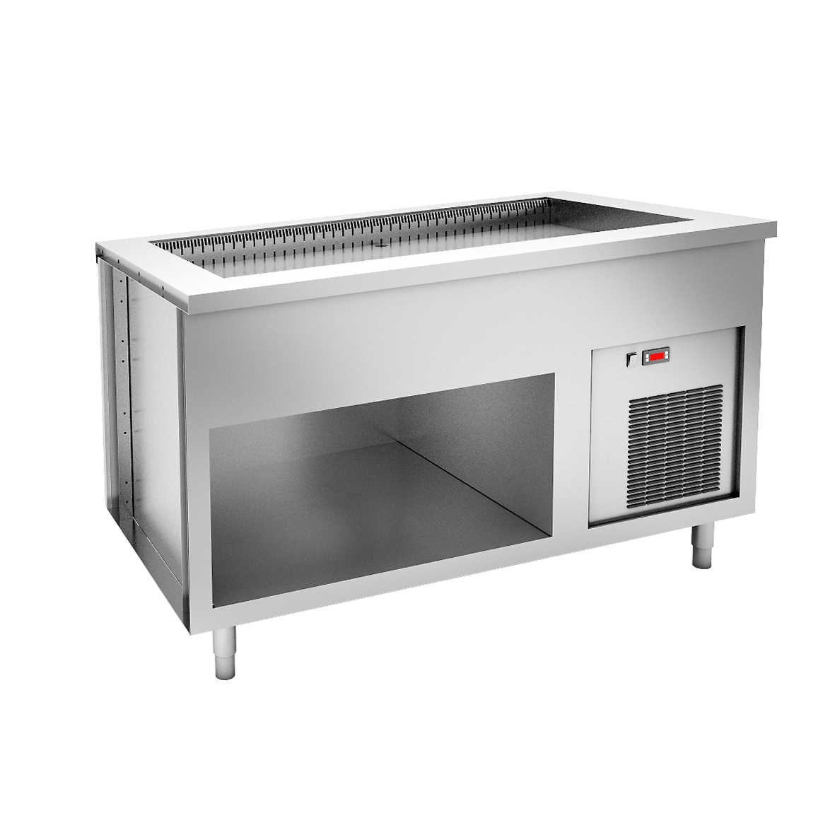 REFRIGERATED FAN ASSISTED WELL ON OPEN CUPBOARD - 4 GN