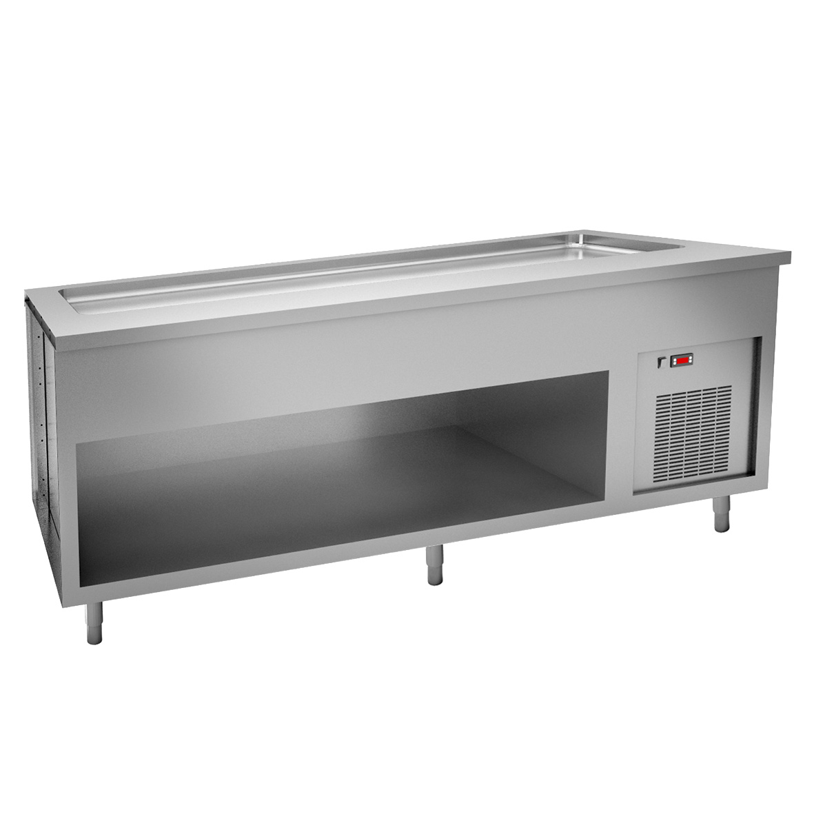 REFRIGERATED TOP ON OPEN CUPBOARD - 6 GN