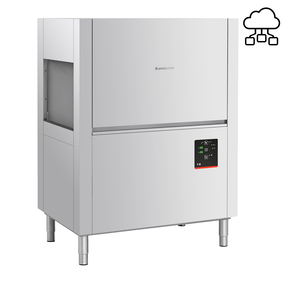 LAVE-VAISSELLE AVANCEMENT AUTOMATIQUE 120 PANIERS/HEURE - SORTIE PANIER DROITE