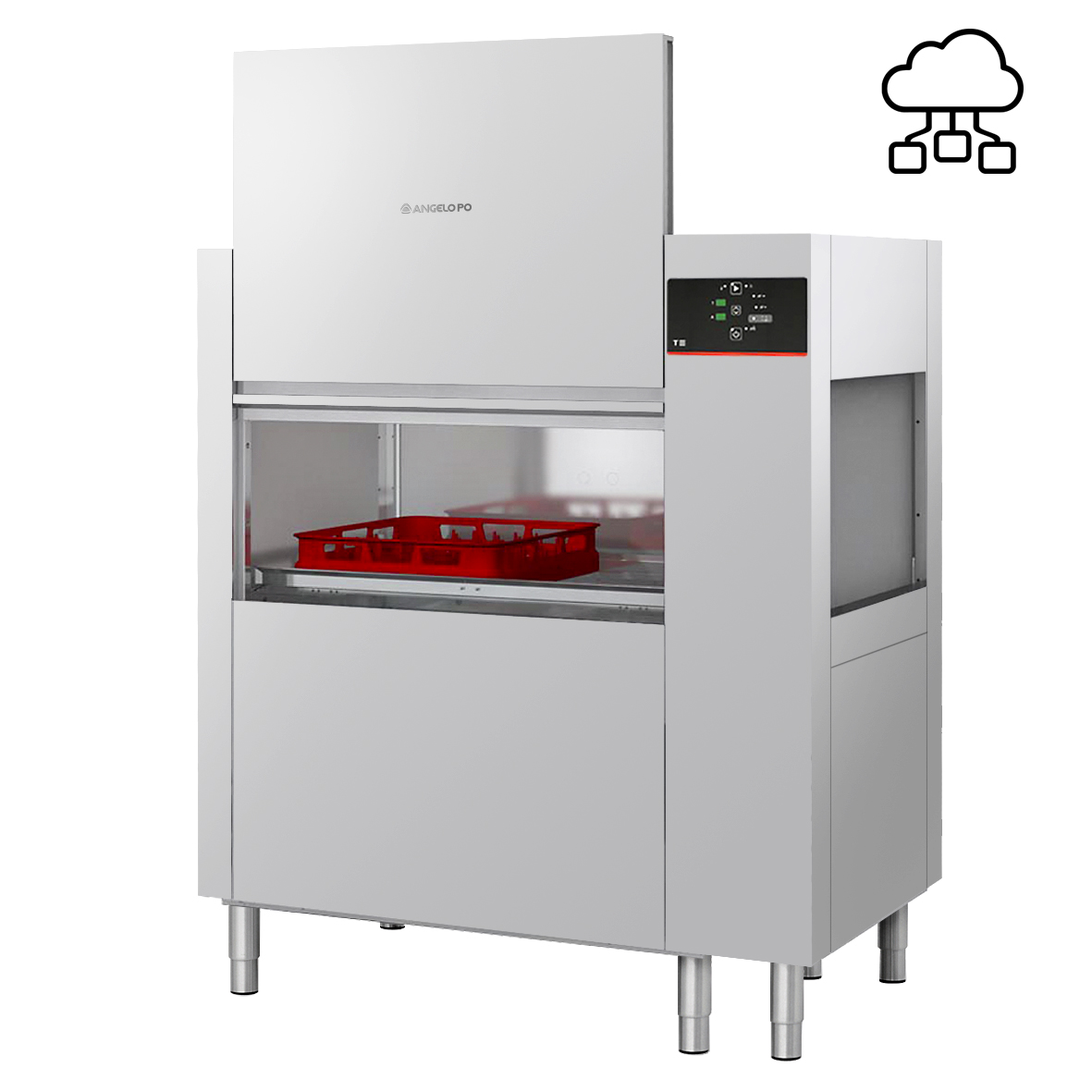 LAVE-VAISSELLE AVANCEMENT AUTOMATIQUE 160 PANIERS/HEURE - SORTIE PANIER GAUCHE