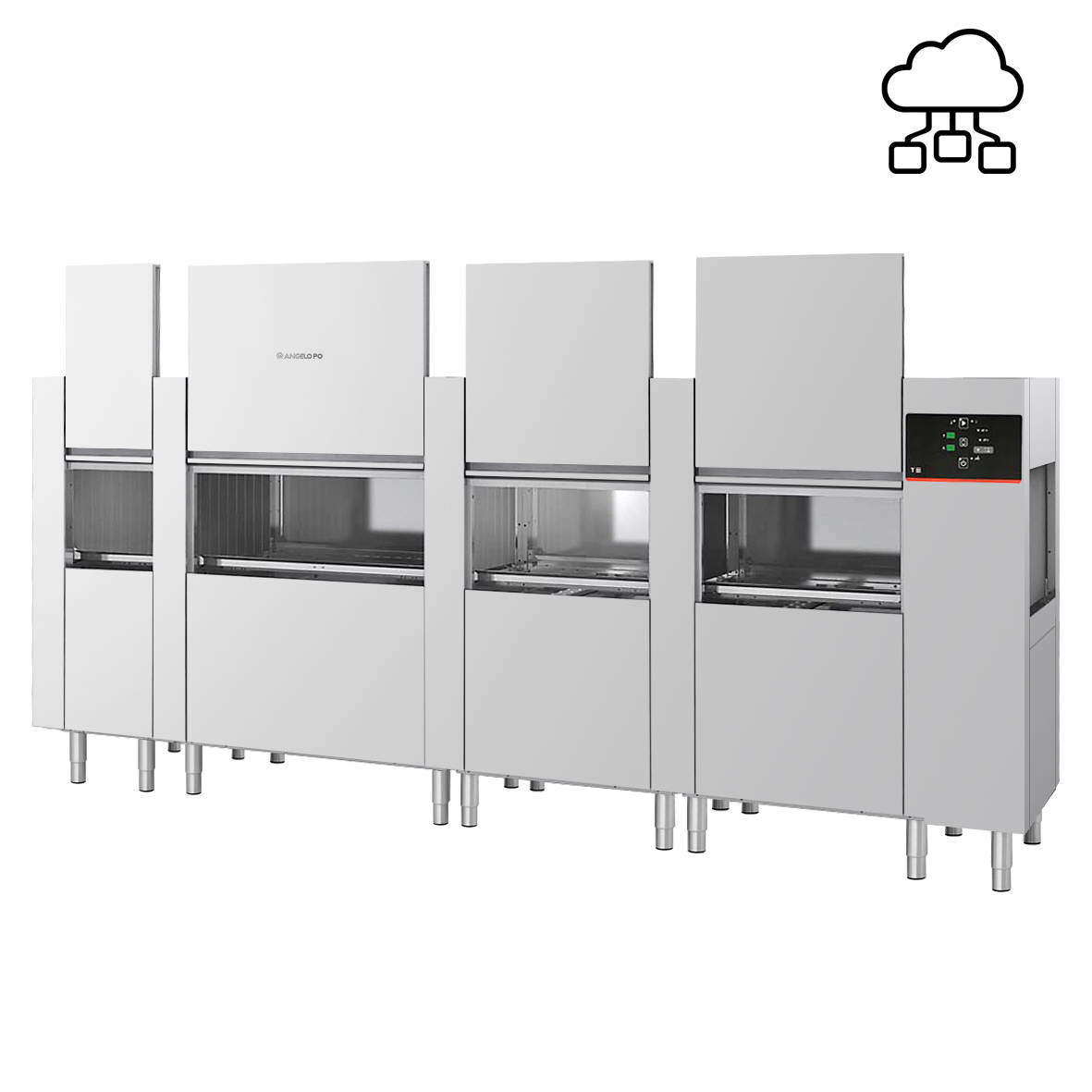 LAVE-VAISSELLE AVANCEMENT AUTOMATIQUE 320 PANIERS/HEURE - SORTIE PANIER GAUCHE