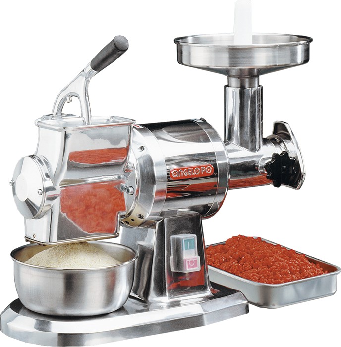 TABLE TOP MEAT MINCER AND GRATER, OPENING 12