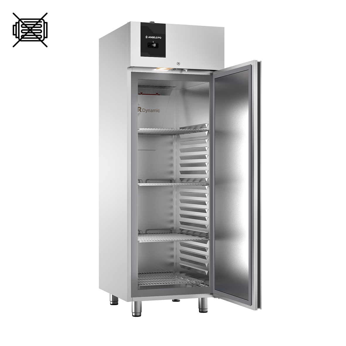 KÜHLSCHRANK -20°C ÷ -10°C GN 2/1 FÜR FERNKÜHLAGGREGAT VORGERÜST